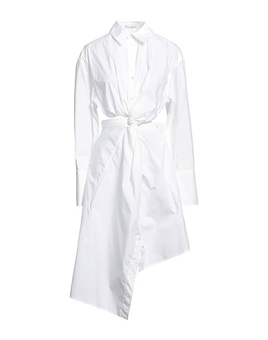 JW ANDERSON Shirt dress White 100% Cotton