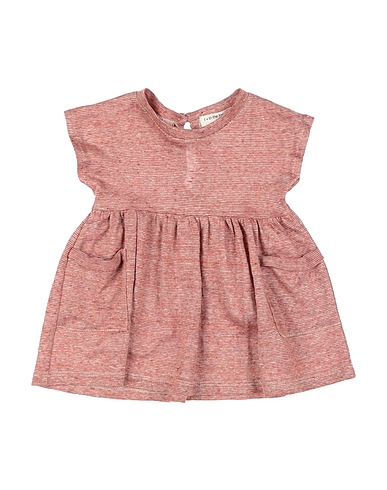 1 + IN THE FAMILY Vestido para bebé  Brick red 100% Linen