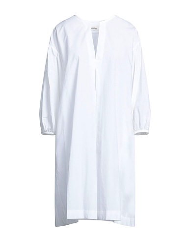 OTTOD'AME Short dress White 100% Cotton