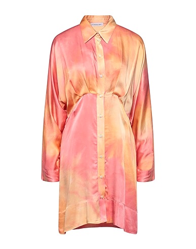 MANUEL RITZ Shirt dress Apricot 100% Viscose