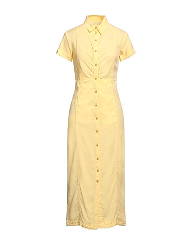PATRIZIA PEPE Midi dress Yellow 100% Lyocell