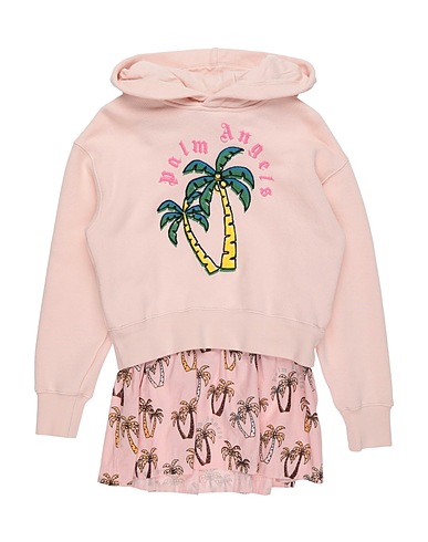 PALM ANGELS Dress Pink 100% Cotton, Acrylic, Wool, Polyester, Elastane