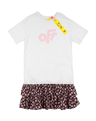 OFF-WHITE™ KIDS Dress White 100% Cotton, Elastane