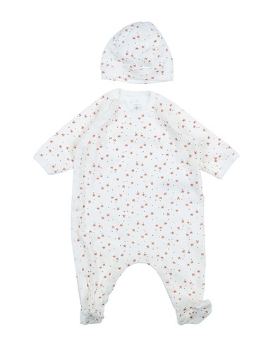 PETIT BATEAU Set baby Bianco 100% Cotone