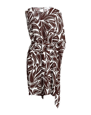 MEIMEIJ Vestito corto Testa di moro 100% Viscosa
