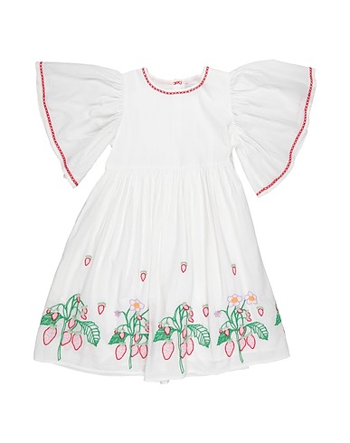 STELLA McCARTNEY KIDS Dress White 100% Cotton, Polyester