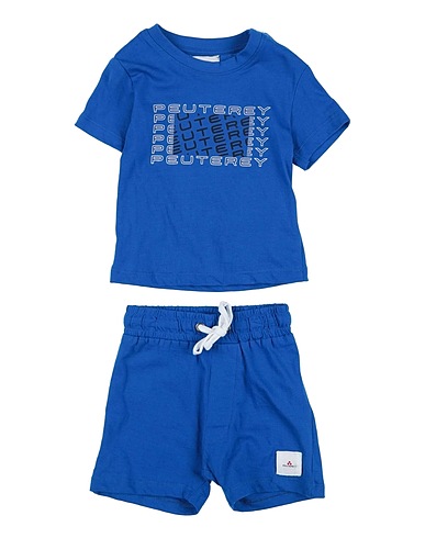 PEUTEREY Completo Baby  Blu 100% Cotone