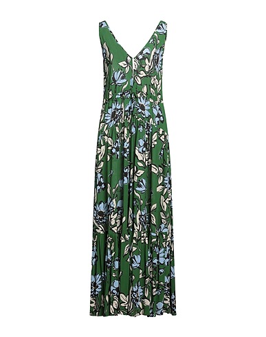 MEIMEIJ Vestito lungo Verde 100% Viscosa