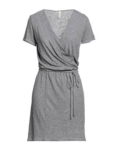 LANSTON Short dress Grey 50% Polyester, 38% Cotton, 12% Rayon