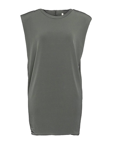 LANSTON Short dress Military green 94% Polyester, 6% Elastane