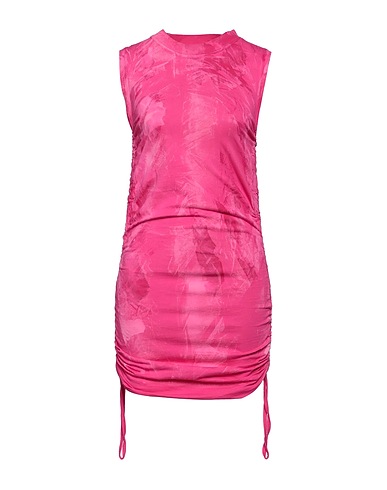 AINEA Short dress Fuchsia 100% Cotton