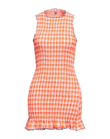 KATHARINA LOU x APRЀS STUDIO Vestito corto Arancione 100% Cotone