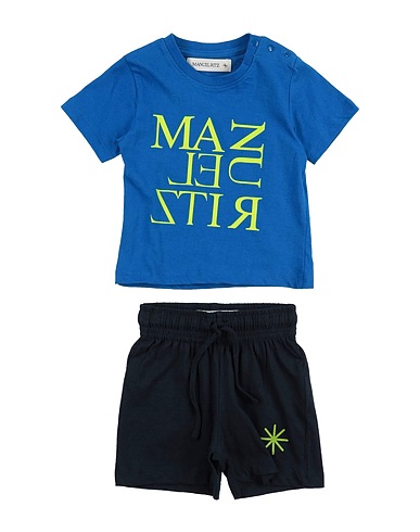 MANUEL RITZ Completo Baby  Blu 100% Cotone