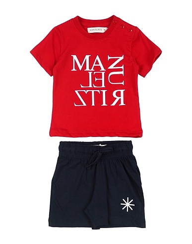 MANUEL RITZ Completo Baby  Blu navy 100% Cotone