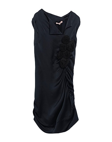 BETTY BLUE Short dress Midnight blue 100% Silk