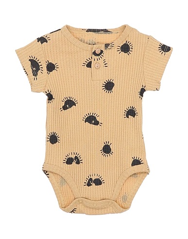 PLAY UP Baby bodysuit Sand 70% Organic cotton, 30% Recycled cotton