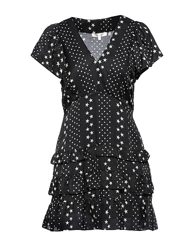 LOVESHACKFANCY Short dress Black 70% Cotton, 30% Silk