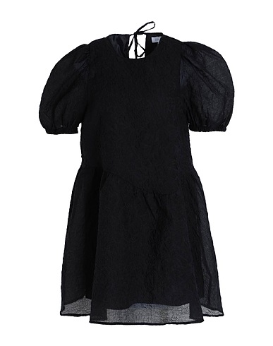 TOPSHOP Kurzes Kleid Schwarz 65% Baumwolle, 35% Polyester