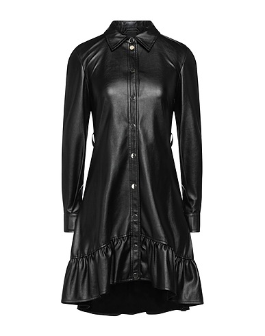 PINKO Hemdkleid Schwarz 100% Polyurethan