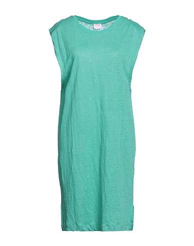 SUN 68 Short dress Light green 100% Linen