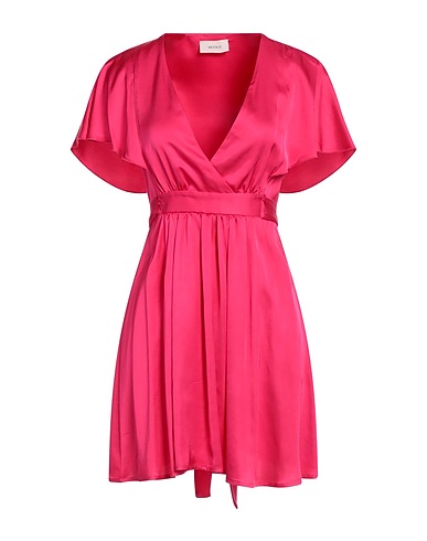 VICOLO Short dress Fuchsia 100% Viscose