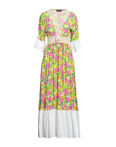 VANESSA SCOTT Long dress Green 100% Viscose