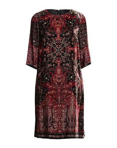 ETRO Short dress Black 82% Viscose, 18% Silk