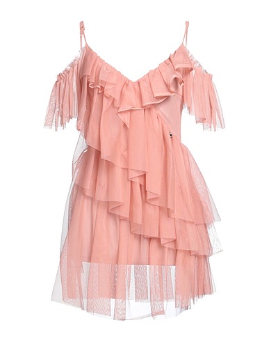 RELISH Short dress Blush 100% Polyester, Elastane