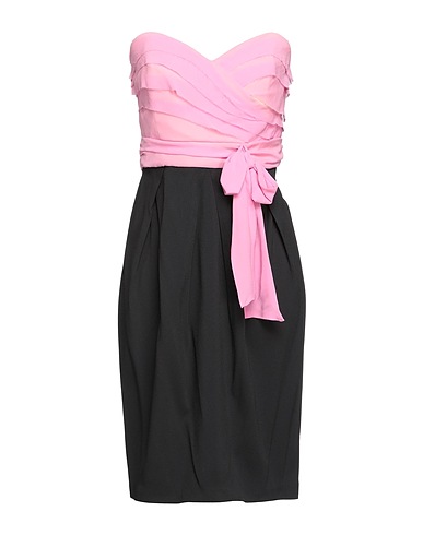 MARIA GRAZIA SEVERI Short dress Black 26% Viscose, 26% Silk, 23% Polyamide, 21% Acetate, 4% Elastane