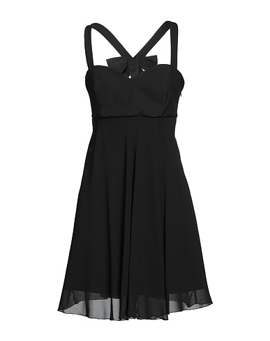 RELISH Short dress Black 88% Polyamide, 12% Elastane, Polyester
