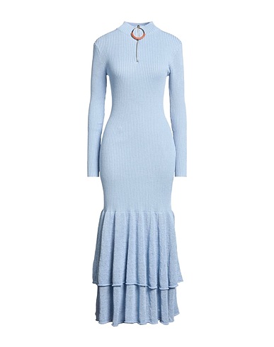 JW ANDERSON Midi dress Sky blue 100% Cotton