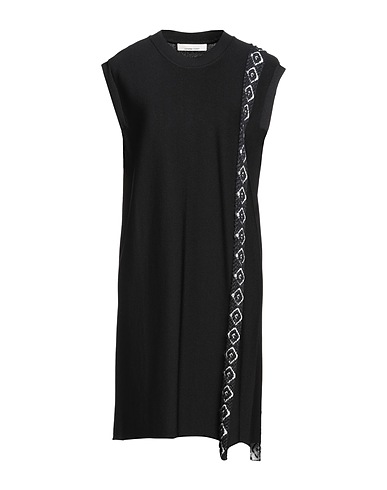 LIVIANA CONTI Kurzes Kleid Schwarz 65% Viskose, 35% Polyamid