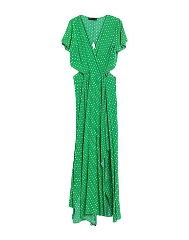 VANESSA SCOTT Vestito lungo Verde 100% Viscosa