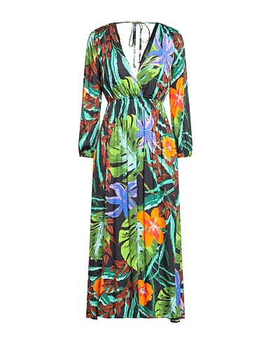 KAOS Midi dress Light green 100% Viscose