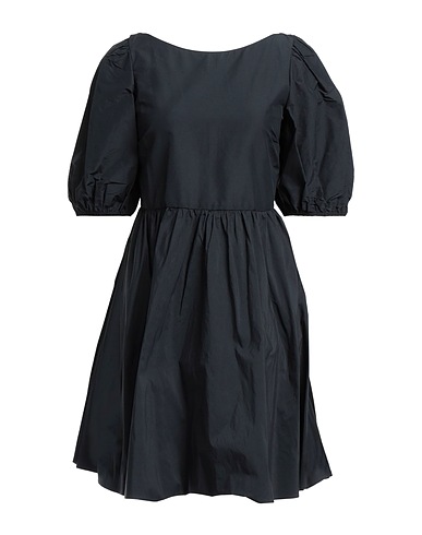 REDValentino Short dress Black 55% Cotton, 45% Polyester