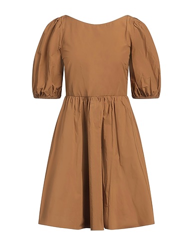 REDValentino Short dress Brown 55% Cotton, 45% Polyester