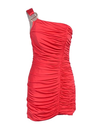 TASSOS MITROPOULOS Kurzes Kleid Koralle 96% Acetat, 4% Elastan