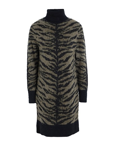 MICHAEL MICHAEL KORS Short dress Military green 42% Nylon, 32% Alpaca wool, 26% Merino Wool