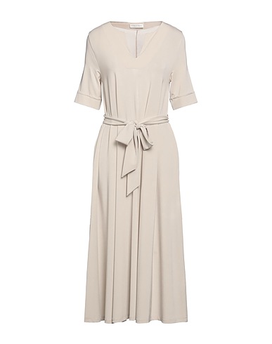 LE TRICOT PERUGIA Midi dress Light grey 81% Viscose, 15% Polyamide, 4% Elastane