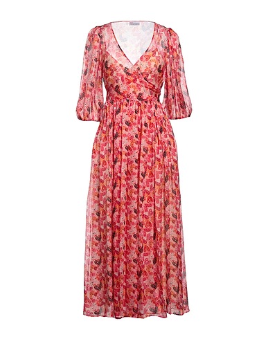 REDValentino Midi dress Pink 100% Silk