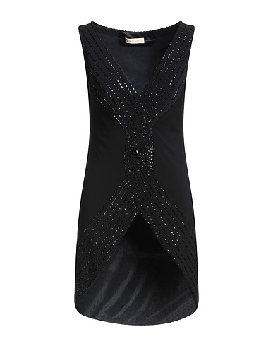 IMPERO Short dress Black 100% Polyester