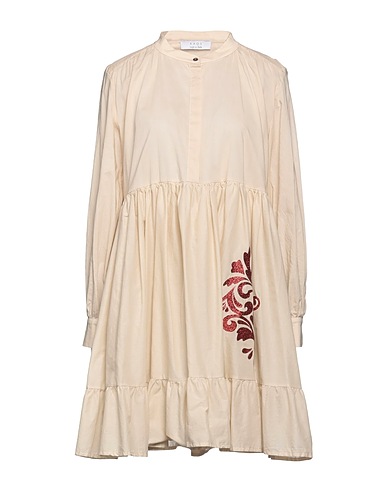 KAOS Hemdkleid Beige 100% Baumwolle