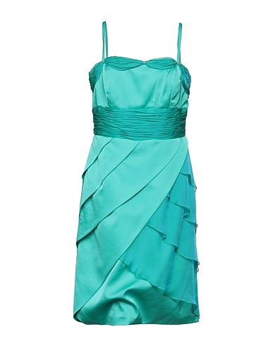 BIANCA BRANDI Midi dress Turquoise 100% Polyester