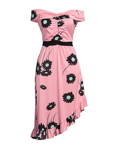 DENNY ROSE Vestito midi Rosa 95% Poliestere, 5% Elastan
