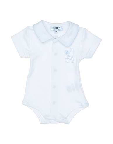 ALETTA Bodysuit White 100% Cotton