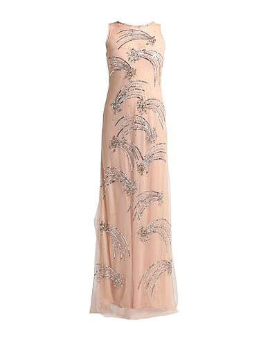 ELISABETTA FRANCHI Long dress Blush 100% Polyamide, Glass, Plastic