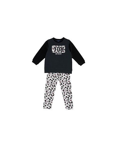 CHICCO Vestito Nero Cotone
