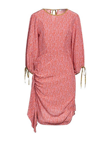 BEATRICE .B Short dress Rust 70% Viscose, 30% Silk
