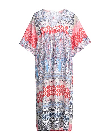 BEATRICE .B Midi dress Pink 75% Cotton, 25% Silk
