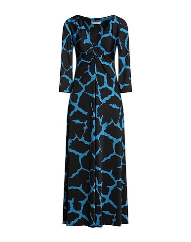 BEATRICE .B Long dress Black 93% Polyester, 7% Elastane